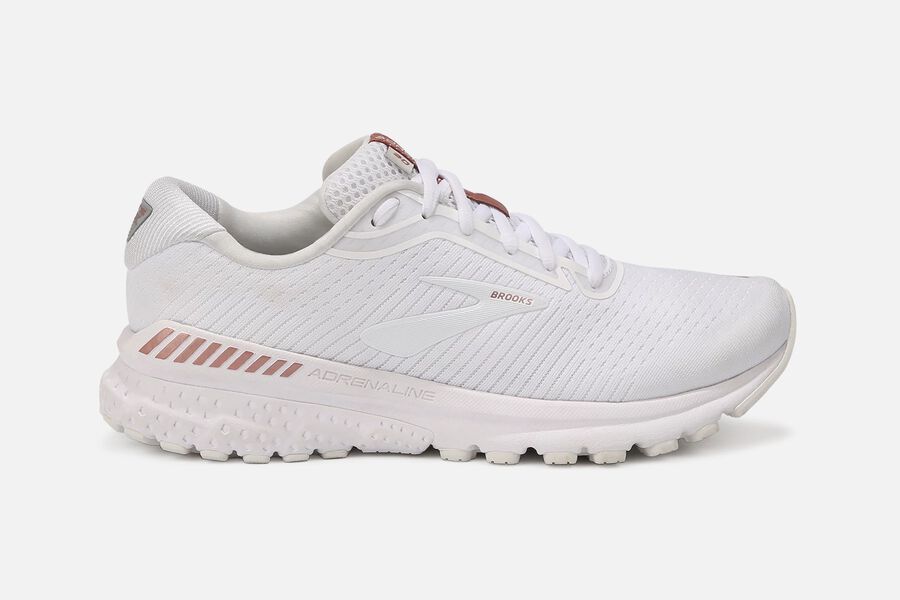 Zapatillas Running Brooks Adrenaline GTS 20 Mujer Blancas/Rosas Doradas Ofertas LYNF85673